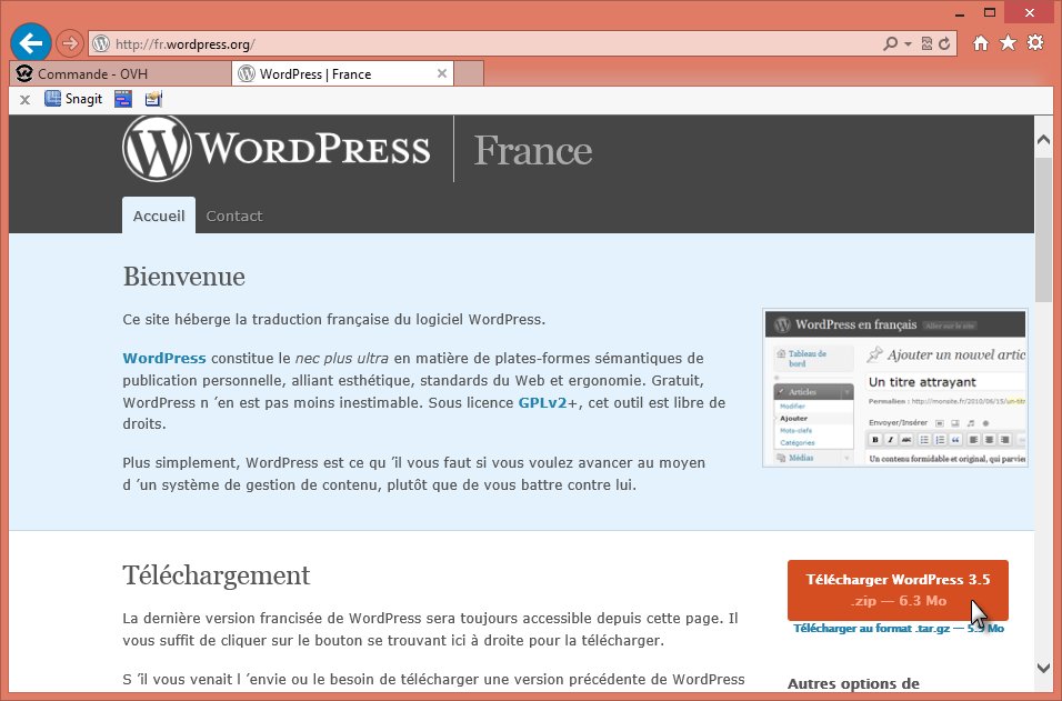 Télécharger la dernière version de WordPress  Médiaforma