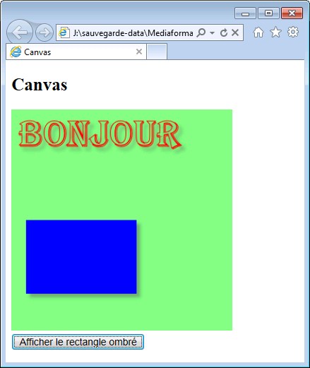 Ombrer Les Elements Affiches Dans Un Canvas Mediaforma