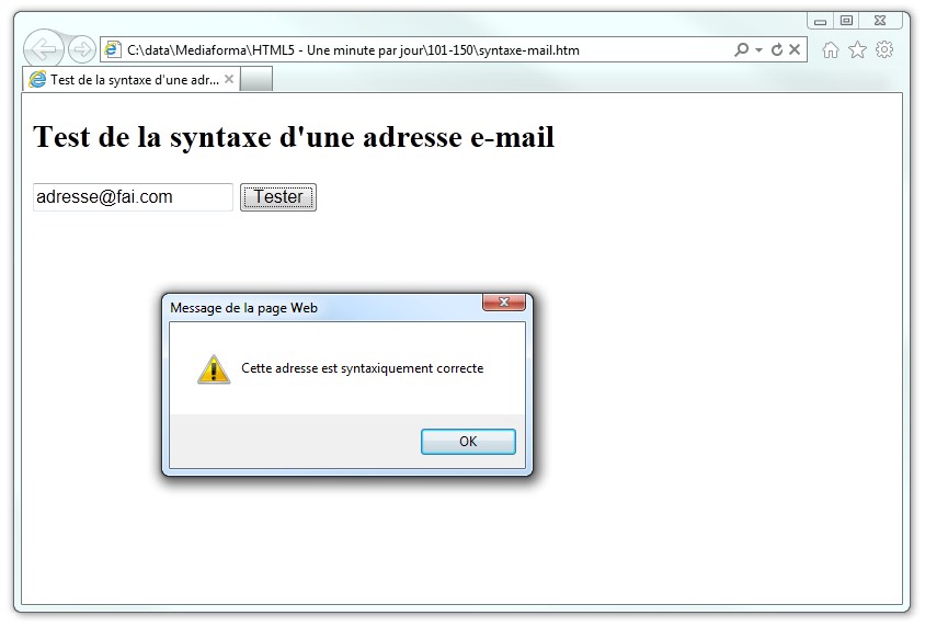 Verifier La Syntaxe D Une Adresse E Mail Mediaforma