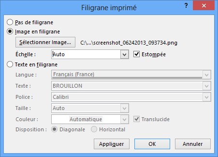 Inserer Un Texte En Filigrane Dans Word